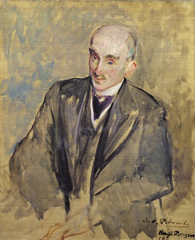 Studium do portretu Henri Bergsona (1859-1941) 1911 autorstwa Jacques Emile Blanche