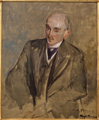 Studium do portretu Henri Bergsona (1859-1941). Obraz Jacques Emile (Jacques-Emile) Blanche (1861-1942), olej na płótnie autorstwa Jacques Emile Blanche