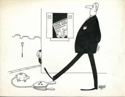 Paris-Presse, Satyryczny w B  W autorstwa Jacques Faizant
