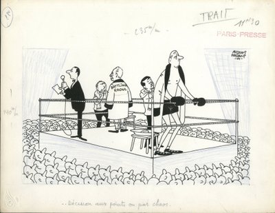 Paris-Presse, Satyryczny w B  W autorstwa Jacques Faizant