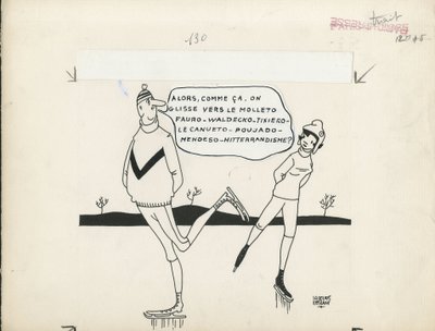 Paris-Presse, Satyryczny w B  W autorstwa Jacques Faizant