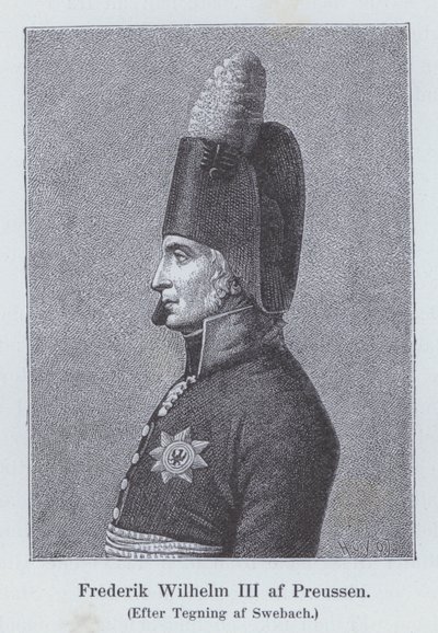 Fryderyk Wilhelm III, król pruski (lito) autorstwa Jacques Francois Joseph (after) Swebach