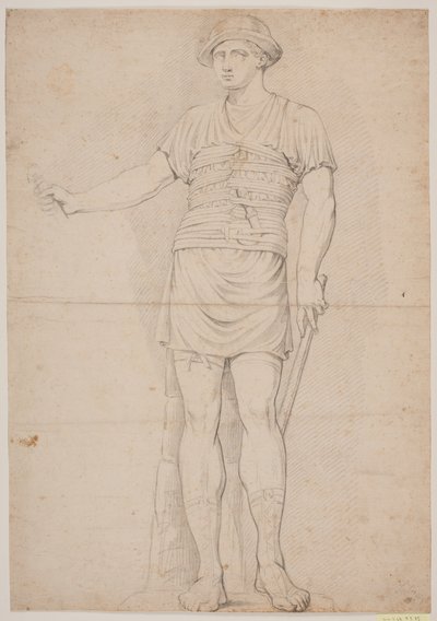 Stojący wojownik autorstwa Jacques Francois Joseph Saly