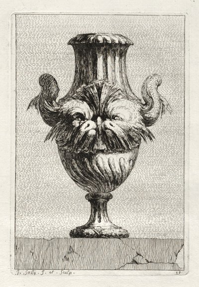 Zestaw Waz: Tablica 10, 1746. autorstwa Jacques Francois Joseph Saly