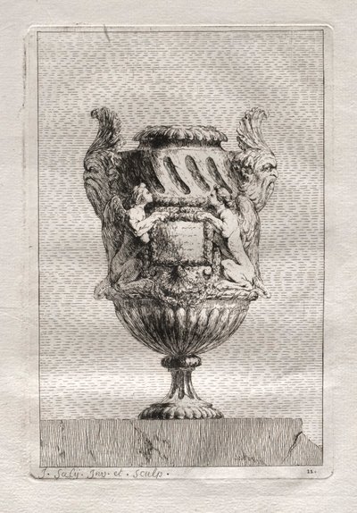 Zestaw Waz: Tablica 11, 1746. autorstwa Jacques Francois Joseph Saly