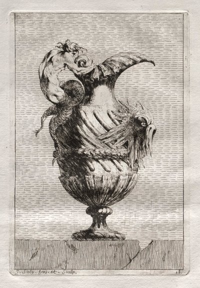 Zestaw Waz: Tablica 16, 1746. autorstwa Jacques Francois Joseph Saly
