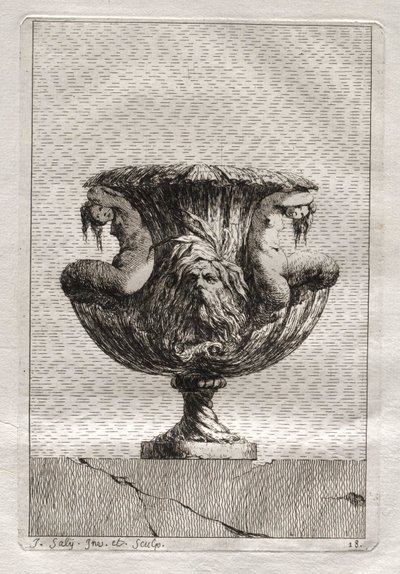 Zestaw Waz: Tablica 18, 1746. autorstwa Jacques Francois Joseph Saly