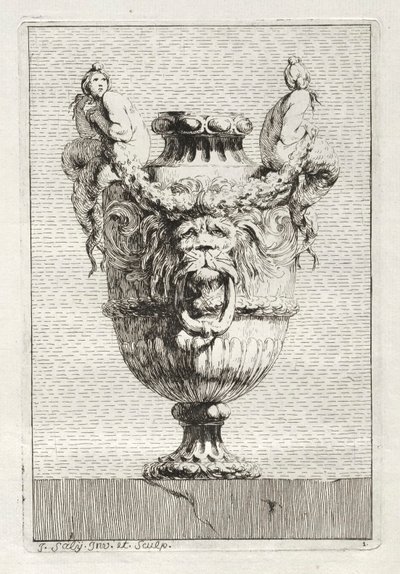 Zestaw Waz: Tablica 1, 1746. autorstwa Jacques Francois Joseph Saly
