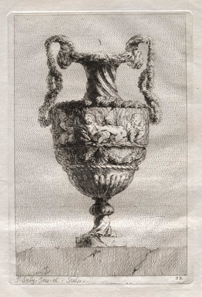 Zestaw Waz: Tablica 23, 1746. autorstwa Jacques Francois Joseph Saly