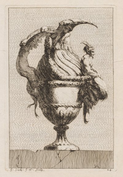 Zestaw Waz: Tablica 24, 1746. autorstwa Jacques Francois Joseph Saly