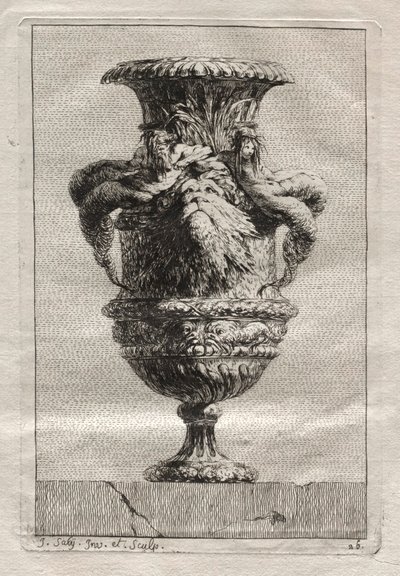 Zestaw Waz: Tablica 26, 1746. autorstwa Jacques Francois Joseph Saly