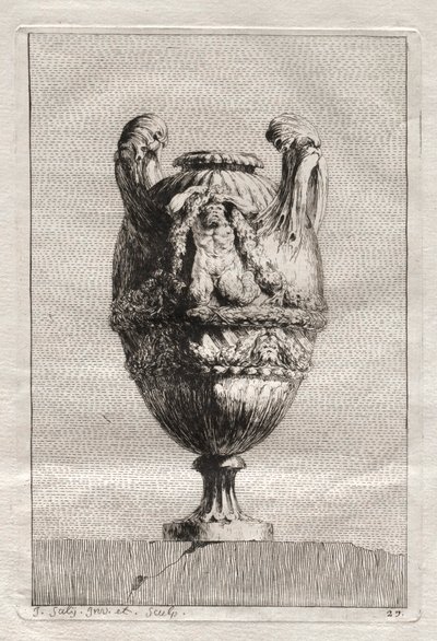 Zestaw Waz: Tablica 27, 1746. autorstwa Jacques Francois Joseph Saly