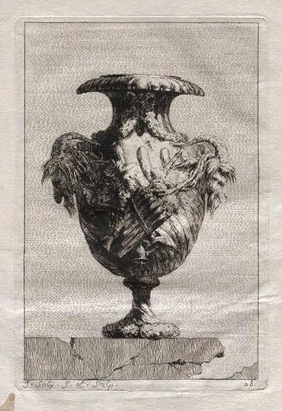 Zestaw Waz: Tablica 28, 1746. autorstwa Jacques Francois Joseph Saly