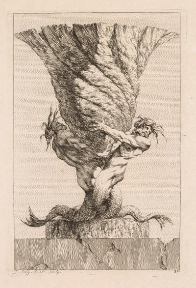 Zestaw waz: Tablica 30, 1746. autorstwa Jacques Francois Joseph Saly