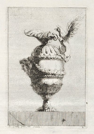 Zestaw Waz: Tablica 3, 1746. autorstwa Jacques Francois Joseph Saly
