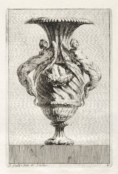 Zestaw Waz: Tablica 4, 1746. autorstwa Jacques Francois Joseph Saly