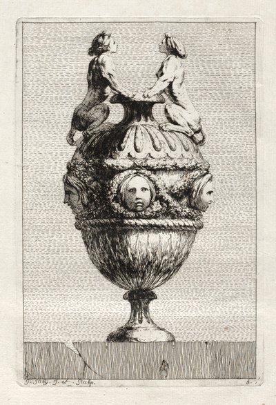 Zestaw Waz: Tablica 5, 1746. autorstwa Jacques Francois Joseph Saly