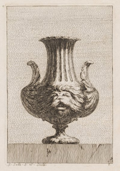 Zestaw Waz: Tablica 6, 1746. autorstwa Jacques Francois Joseph Saly