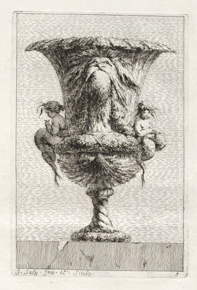 Zestaw Waz: Tablica 9, 1746. autorstwa Jacques Francois Joseph Saly