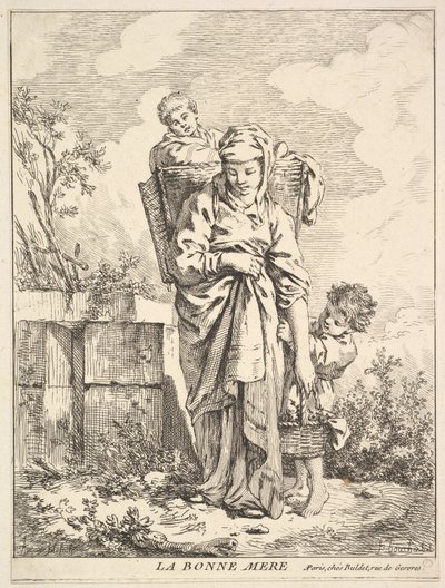 Dobra Matka, XVIII wiek. autorstwa Jacques Gabriel Huquier
