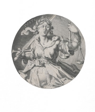 Sprawiedliwość, 1593. autorstwa Jacques Gheyn