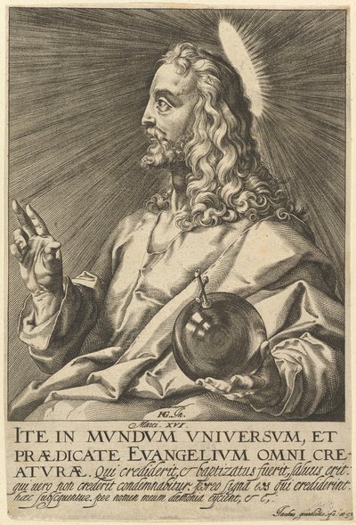 Chrystus od Chrystusa i Dwunastu Apostołów, przed 1609 r. autorstwa Jacques Granthomme