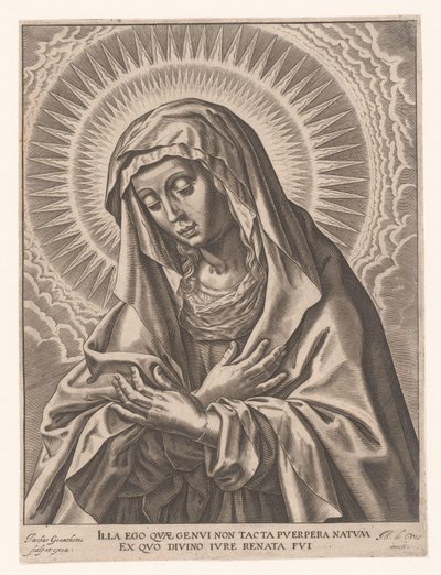 Dziewica Maryja autorstwa Jacques Granthomme