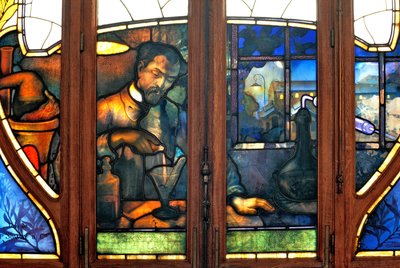 Nancy (oddział 54), Art Nouveau, Izba Przemysłowo-Handlowa, Witraże Jacquesa Grubera (1870-1936) autorstwa Jacques Gruber