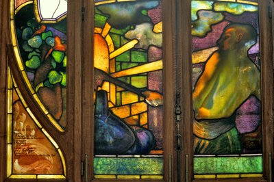 Nancy (wydział 54), Art Nouveau, Izba Handlowo-Giełdowa, Witraże Jacquesa Grubera (1870-1936) autorstwa Jacques Gruber