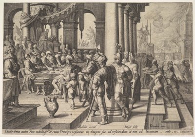 Alegoria rządu mądrego króla, 1588. autorstwa Jacques II de Gheyn