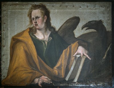 Św. Jan Ewangelista, 1588 autorstwa Jacques II de Gheyn