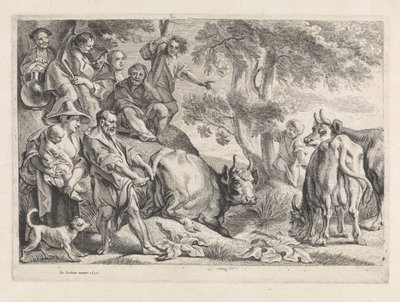 Hercules en Cacus autorstwa Jacques Jordaens
