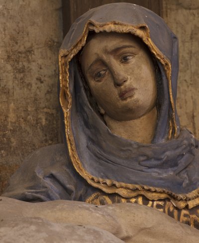 Szczegół Piety autorstwa Jacques Jubert
