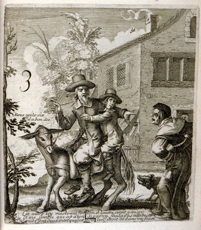 Ilustracja do bajek Jeana de La Fontaine