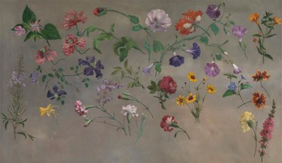 Badania kwiatów [1985, Cormack, zwięzły katalog YCBA] autorstwa Jacques Laurent Agasse