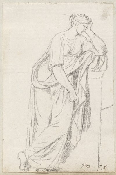 Muza z Sarkofagu Muz autorstwa Jacques Louis David