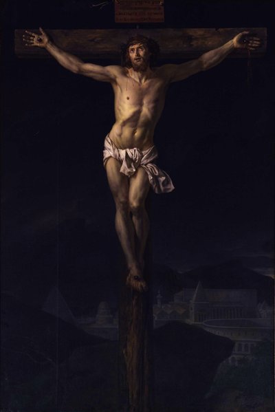 Chrystus na krzyżu autorstwa Jacques Louis David