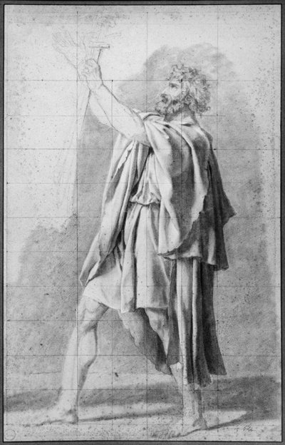 د هوراتي پلار، د هوراتي حلف لپاره مطالعه، c.1785 li autorstwa Jacques Louis David