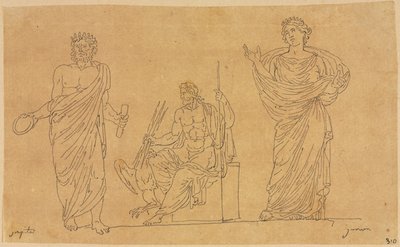 Bogowie i Bogini autorstwa Jacques Louis David