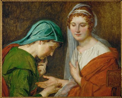 La Bonne Aventure ... (olej na płótnie) autorstwa Jacques Louis David
