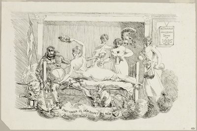 Bez miłości rozbrajanie samego siebie autorstwa Jacques Louis David