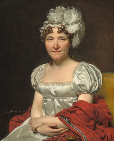 Madame David autorstwa Jacques Louis David