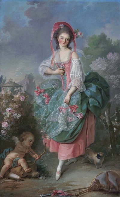 Mademoiselle Guimard jako Terpsichore autorstwa Jacques Louis David