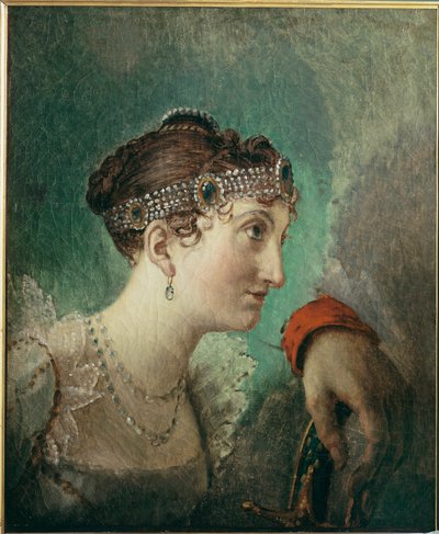 Alexandre de la Rochefoucauld ... (szkic olejny) autorstwa Jacques Louis David