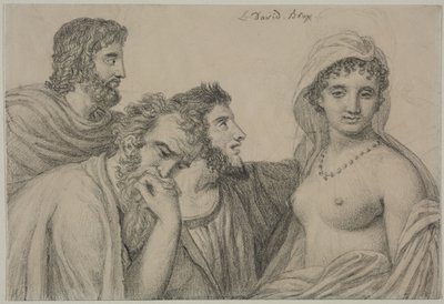 Phryné przed sędziami, ok. 1930 r. 1816-1820. autorstwa Jacques Louis David
