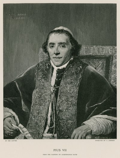 Papież Pius VII autorstwa Jacques Louis David