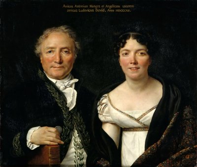 Portret Antoine i Angélique Mongez, 1812. autorstwa Jacques Louis David