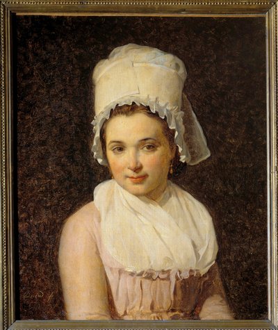 Portret Catherine Marie Tallard (1772-1825), żony Francois Lamy, burmistrza Sougeres, na obrazie Yonne autorstwa Jacques Louis David (1748-1825) 1795 nd. 0,64x0,54 m - Portret Catherine Marie Tallard (1772-1825), żony Francois Lamy, burmistrza Souge autorstwa Jacques Louis David