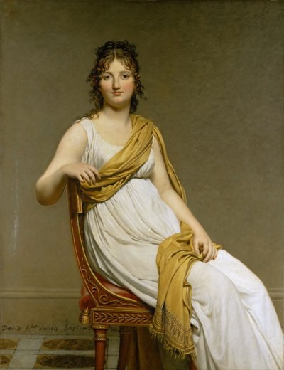 Portret Madame Raymond de Verninac, urodzonej jako Henriette Delacroix autorstwa Jacques Louis David