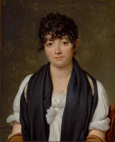 Portret Suzanne Le Peletier de Saint-Fargeau autorstwa Jacques Louis David
